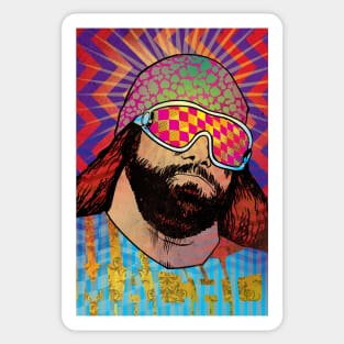 Macho Great Pattern Color Sticker